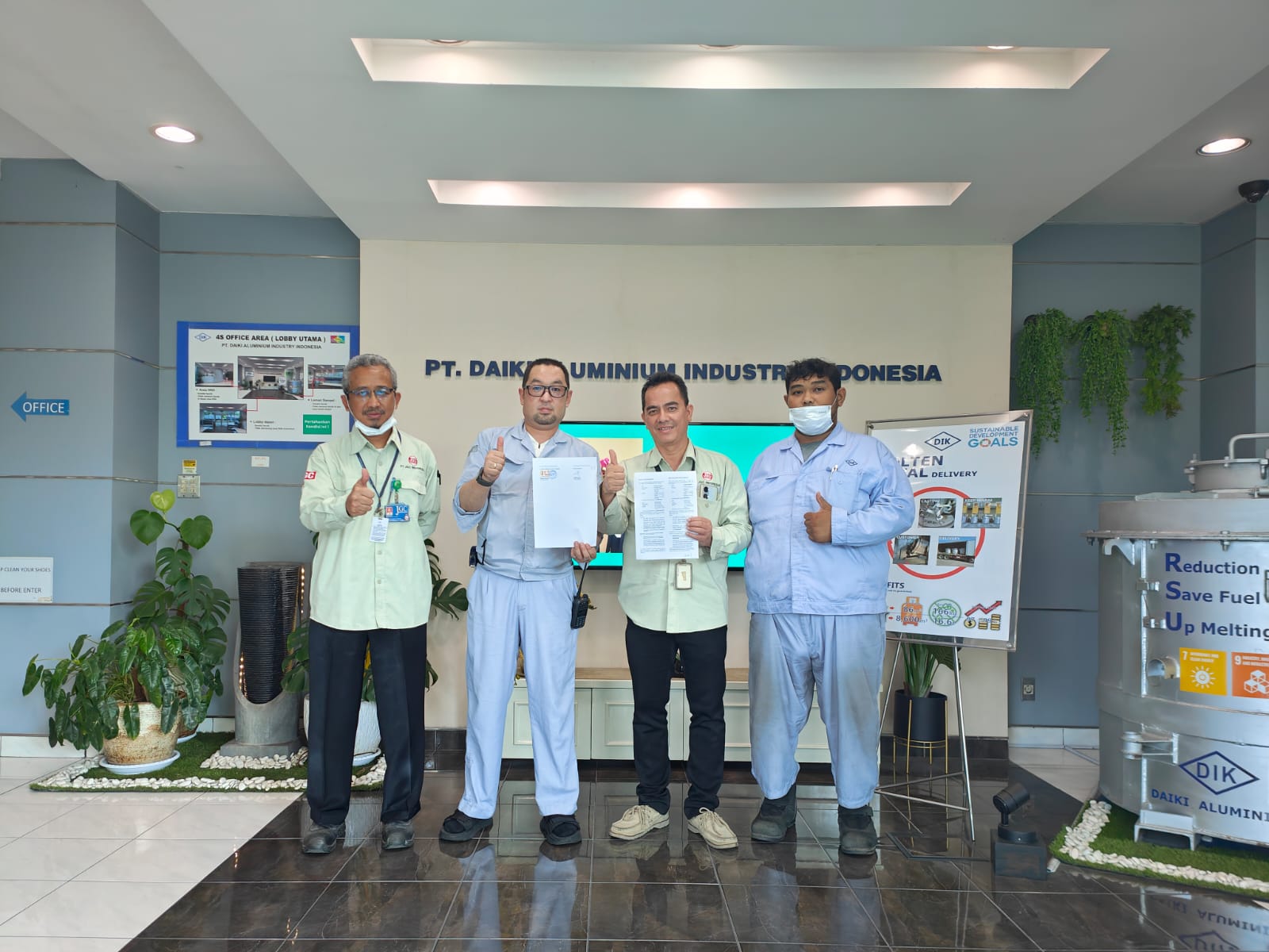 Handover JGC Indonesia to PT. Daiki